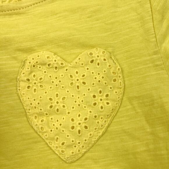 NWT Boden Yellow Heart Pocket Tee - Picture 2 of 5